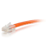 C2G 04190 Cat6 Cable - Non-Booted Unshielded Ethernet Network Patch Cable, Orange (1 Foot, 0.30 Meters)