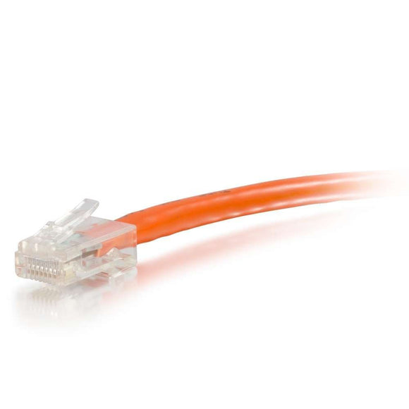 C2G 04191 Cat6 Cable - Non-Booted Unshielded Ethernet Network Patch Cable, Orange (2 Feet, 0.60 Meters)