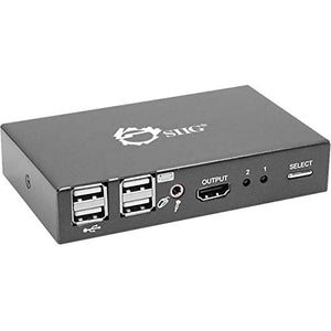 SIIG 2x1 USB HDMI KVM Switch - 4Kx2K