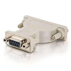 C2G 02448 DB9 Female to DB25 Female Serial RS232 Adapter, Beige