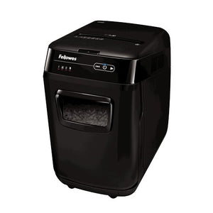 Fellowes Automax 200c Auto Feed Shredder - Cross Cut - 200 Per Pass8.50 Gal Wastebin Capacity