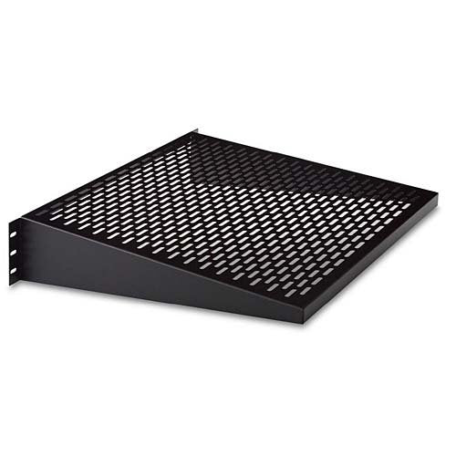 Belkin Components - Belkin Fixed Front Mount Shelf - Rack Shelf - Black - 19 Inc