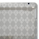 Amzer AMZ90783 Luxe Argyle High Gloss TPU Soft Gel Skin Case for Apple Ipad 2 (Clear)