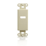 C2G 29444 DisplayPort to HDMI Active Adapter Wall Plate, Ivory