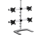 Atdec V-FS-Q Visidec Freestanding Quick Shift Donut Display Stand to Support Four Displays (Polished)