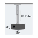 Techly Extendable Ceiling Mount for Projector