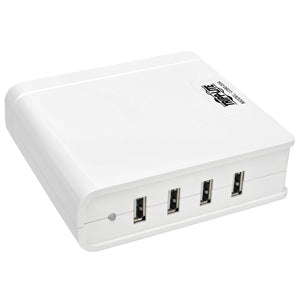 Tripp Lite 4-Port USB Charging Station Hub 5V 6A/30W for Tablet, Smartphone and iPad (U280-004)