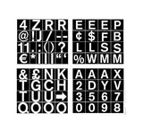 Bi-silque Visual Communication MasterVision 3/4-Inch Magnetic Set of Letters, Numbers and Symbols