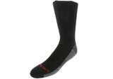 Wolverine Men's 6 PACK ST BOOT SOCK BLACK, Large