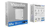 Visiontek USB-C 61W Quick Charge US Plug Adapter