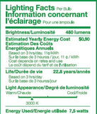 Verbatim Contour Series R20 Warm White 3000K Led Bulb, Replaces 50W 98558