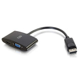 C2G/ Cables to Go 28273 Displayport Male to HDMI or VGA Female Adapter Converter 8" Black