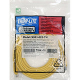 6ft Cat5e Yellow Molded Snagless Rj45 M/M Patch Cabl 350mhz (N001-006-YW)