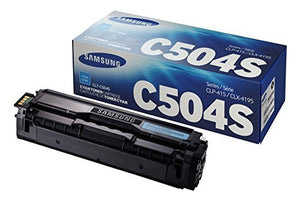 Samsung CLT-C504S - Cyan - Original - Toner Cartridge - for CLP-415N, 415NW, CLX-4195FN, 4195FW, 4195N, Xpress C1810W, C1860FW