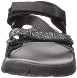 Northside Women's Kenya Sandal, Black/Gray, 6 M US