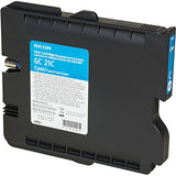 Cyan Print Cartridge for The Ricoh Aficio Gx3000 Gx3050n Gx5050n Avg Yield 1,000