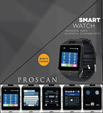 Proscan PBTW360-BLACK Bluetooth Camera Smart Watch