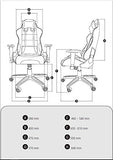 AROZZI Verona-XLPLUS-White Verona XL+ Extra-Wide Premium Racing Style Gaming Chair with High Backrest, White