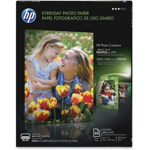 Hewlett Packard (HP) Q8723A Glossy Everyday Photo Paper (8.5" x 11")