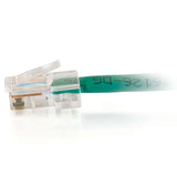 C2G 25515 Cat5e Cable - Non-Booted Unshielded Ethernet Network Patch Cable, Green (2 Feet, 0.60 Meters)