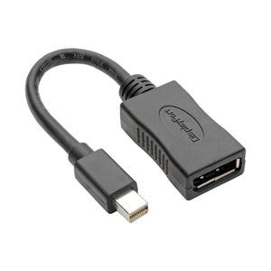 Tripp Lite Mini DisplayPort to DisplayPort Adapter Converter 4K at 60Hz mDP to DP Keyspan 6in 6"