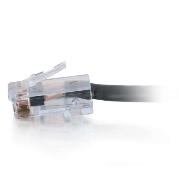 C2g 15Ft Cat6 Non-Booted Network Patch Cable (Plenum-Rated) - Black