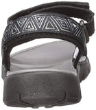 Northside Women's Kenya Sandal, Black/Gray, 10 M US