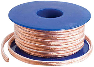 C2G 40529 18 AWG Bulk Speaker Wire, Clear Jacket (50 Feet, 15.24 Meters)