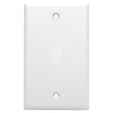 Tripp Lite Snap in Blank Keystone Jack Insert, 10 Pack, White (N040-010-WH)