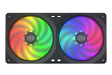 Cooler Master MasterFan SF240R ARGB 240mm Addressable ARGB Square Framed Fan with 18 Independently