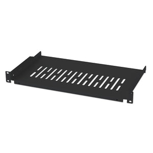 TECHly Networking, Tray, 2 Unit 250mm Rack Tray, 19in Networking Cabinet, Black (I-CASE TRAY-250BK)