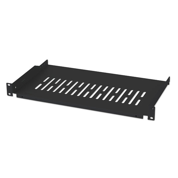 TECHly Networking, Tray, 2 Unit 250mm Rack Tray, 19in Networking Cabinet, Black (I-CASE TRAY-250BK)