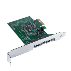 Mediasonic ProBox 2 Port External SATA 3 / III 6.0 Gbps PCI Express Card HP1-SS3