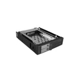 Vantec 2.5-Inch Dual Bay Tray Less SATA III-6G Mobile Rack (MRK-225S6-BK)