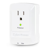 CyberPower CSP100TW 900 Joule Professional 1-Outlet Surge Protector Wall Tap