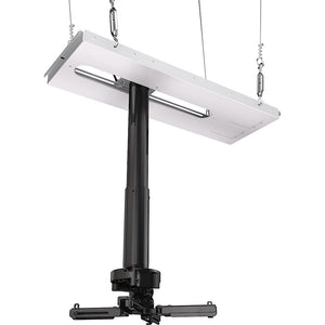 Crimson AV JKS-11A Suspended Ceiling Projector Kit with JR Universal Adapter and 6 to 11 Inches Adjustable Drop