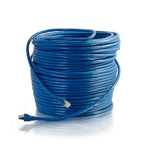 C2G - KVM & NETWORKING 43170 150ft Cat6 Blue Solid Shielded