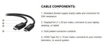 Belkin F2CD001b03-E DisplayPort-Male to HDMI-Male Cable (3 Feet, Black) (Discontinued by Manufacturer)