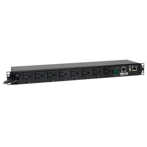 Tripp Lite PDU Switched 120V 1.4kW 15A 8 5-15R 5-15P LX Platform Interface 12ft Cord 1URM TAA