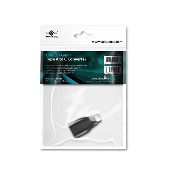 Vantec USB 3.1 Type A to C Converter Components Other CB-3CA
