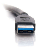 C2G 54172 USB 3.0 Cable - A Male to A Female Cable, Black (9.8 Feet, 3 Meters)