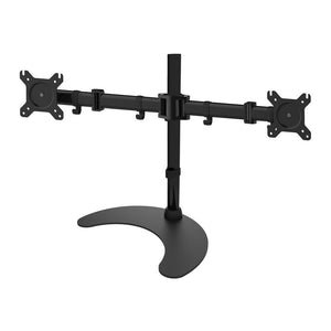 Double Monitor Desk Mount W/Base - 13-27