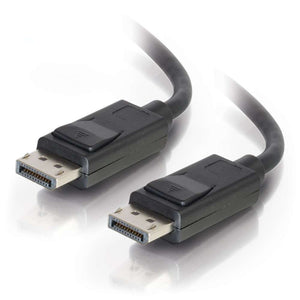 C2G DisplayPort Cable with Latches Male to Male, Black (54401)