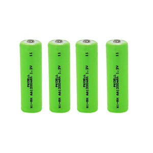 AA Rechargeable Battery 1.2V Nimh 1200mAh Button Top Battery 4Pcs