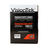 VisionTek Radeon R7 250 SFF 1GB GDDR5 (DVI-D, HDMI, VGA*) Graphics Card - 900702