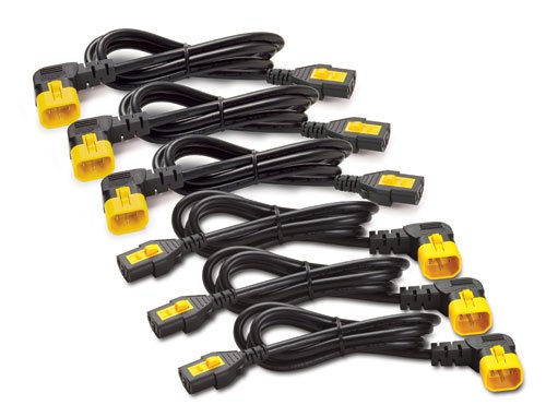 Power Cord Kit, Locking, C13 to C14 (90 Degree), 1.2m