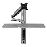 Tripp Lite Wall-Mount for Sit-Stand Desktop Workstation Standing Desk, Single Display with Thin Client Mount, for 13 to 27 in. Monitors