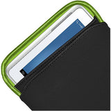 Amzer AMZ90807 Neoprene Sleeve 10, Inch Case Cover with Pocket for Tablets, Ebooks and Netbooks (Matt Black/Leaf Green)