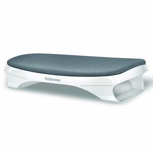 Fellowes I-Spire Series Foot Cushion, White/Gray