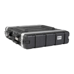 Y417U Tripp Lite 2U ABS Server Rack Equipment Case, Flight Case Shipping Transportation, Black (SRCASE2U)